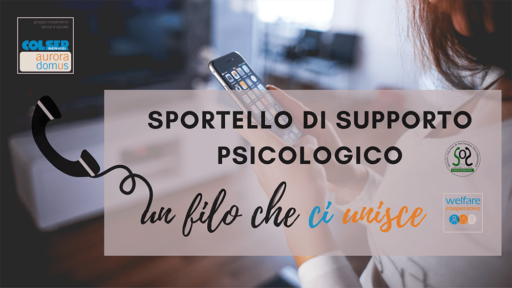 Attivato lo sportello di supporto psicologico